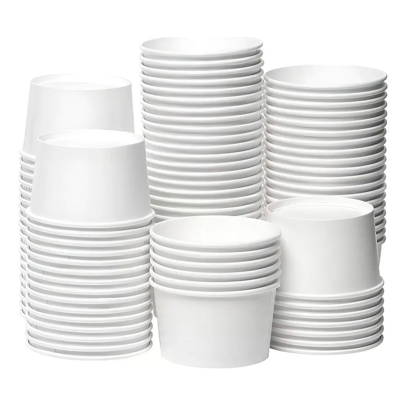 50 Vasos Polipapel Helado Vasos Desechables Pote Helado 4oz Vasos Polipapel Desechables Vasos Para Helado Polipapel Postre Vaso Desechable Vasos Papel Helado Pote Desechable Para Helados Pasteleriuscl