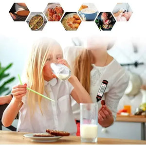 Termómetro Digital De Cocina Gastronómico Negro