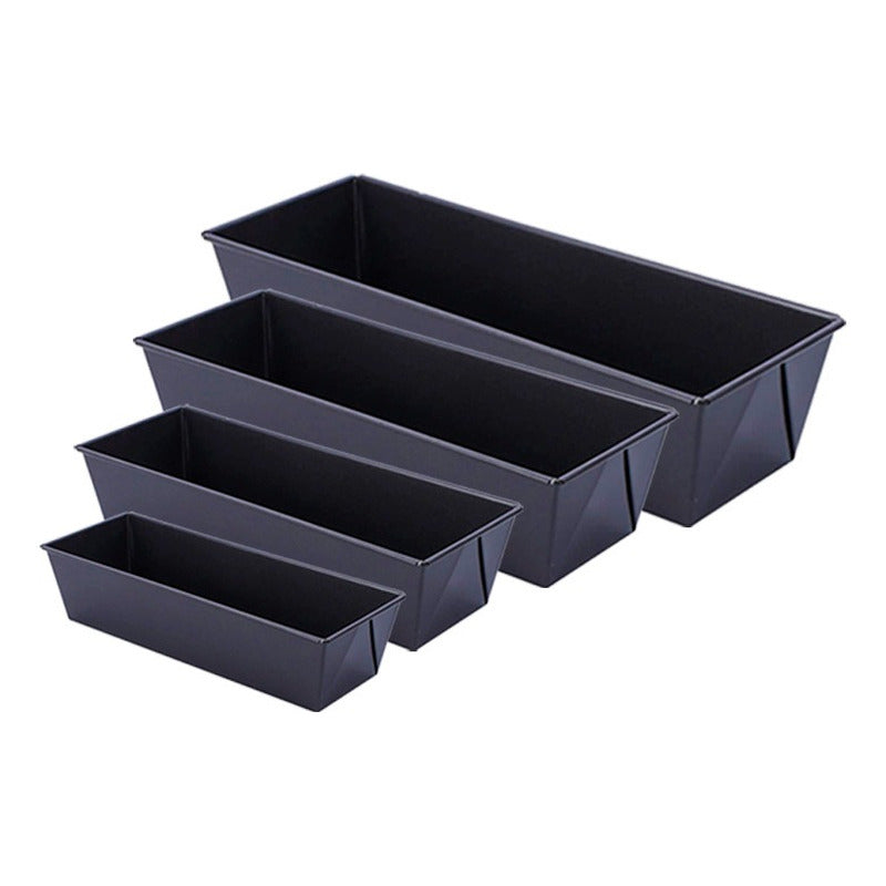 Pack X4 Molde Pan Molde Para Pan De Molde Pan 20,25,30,35cm Gris Oscuro