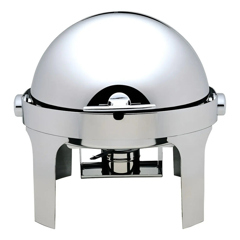 Chafing Dish Chafer Bufetera Buffet Vapor Chafer Redondo 5l Plateado