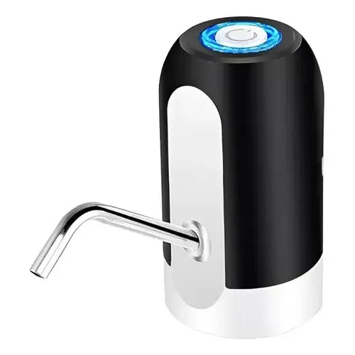 Bomba Dispensador Usb Agua Electrónico Recargable De Bidon Blanco