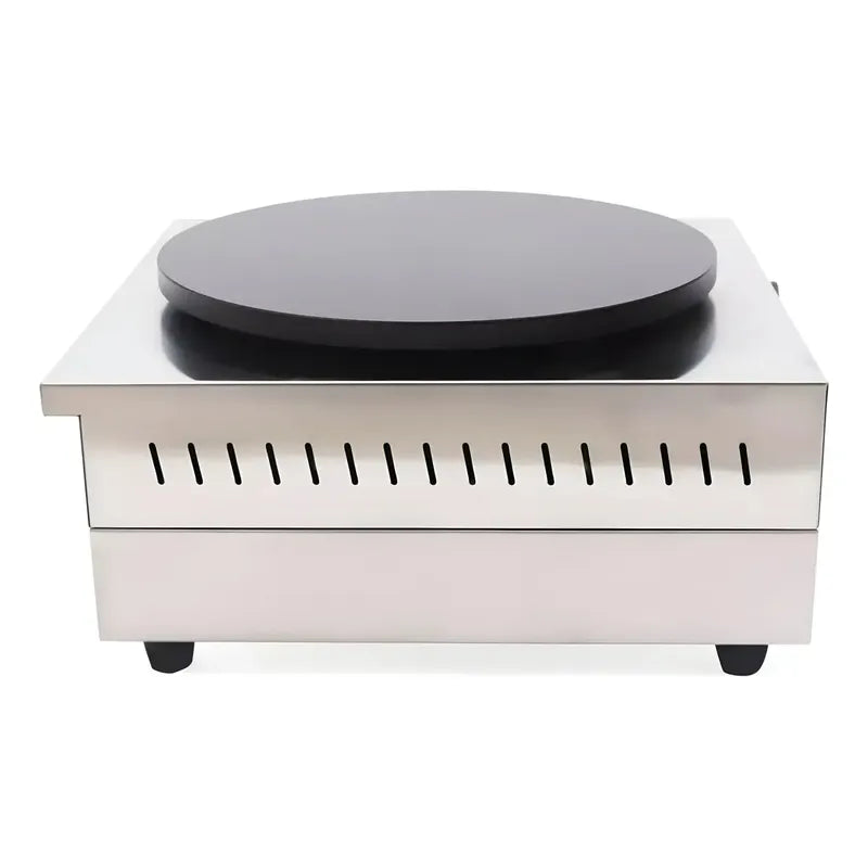 Maquina Para Panqueques Panquequera Electrica Crepera 3000w Color Plateado