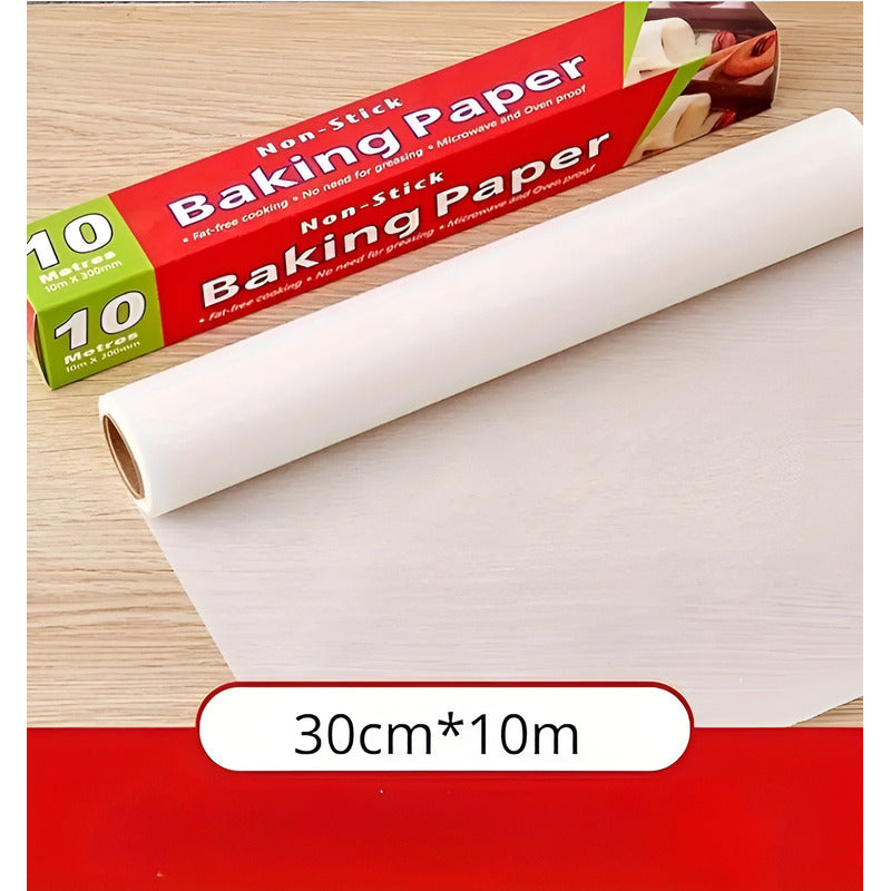 6 Rollo De Papel Mantequilla Papel Para Hornear Papel De 10m