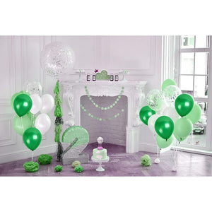 Pack X25 Set De Cumpleaños Globos Cumpleaños Globos Verde