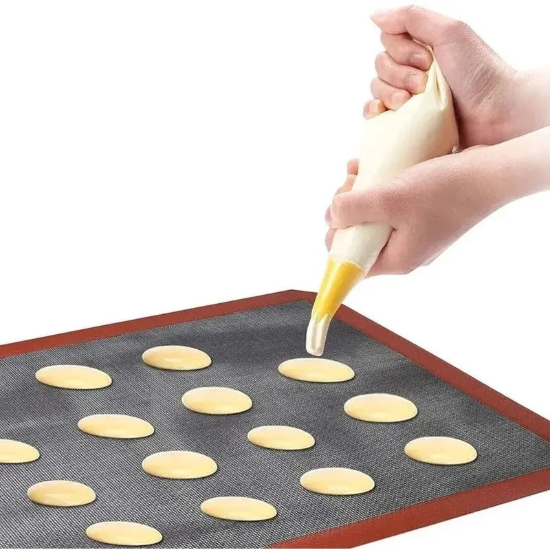 Lamina De Silicona Tapete Horno Microperforado Silpat Tapete De Silicon Para Hornear Tapete Para Hornear 30x40cm Tapete De Silicona Para Hornear Con Microperforado Reutilizables Pasteleriuscl Negro