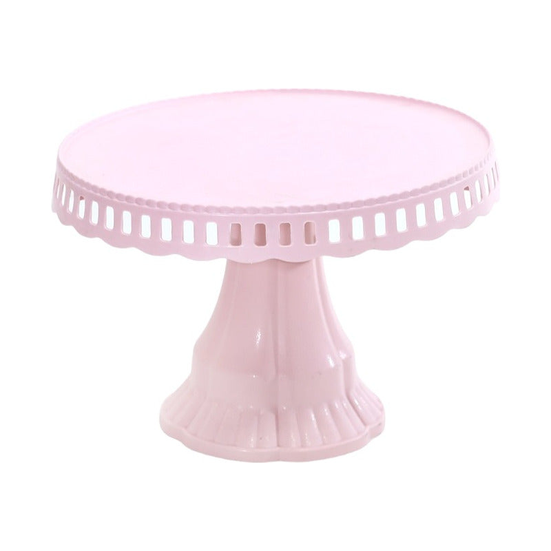 Base De Torta Base Torta Base Plato Porta Torta 32 Cm Rosa Rosa Sin Tapa