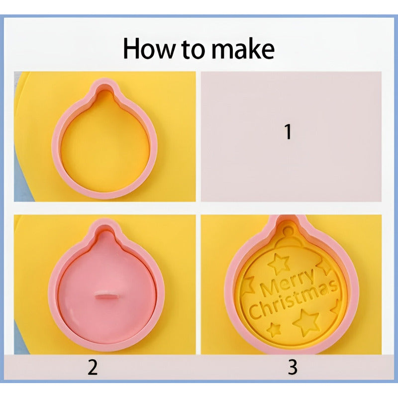 Cortador Galletas 3d Navidad Cortadores De Galletas Navidad