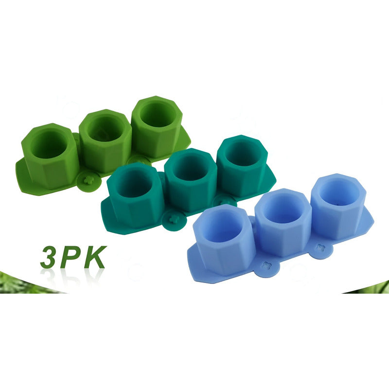 X3 Moldes De Silicona Maceta Molde Para Yeso Molde Para Vela Al Azar