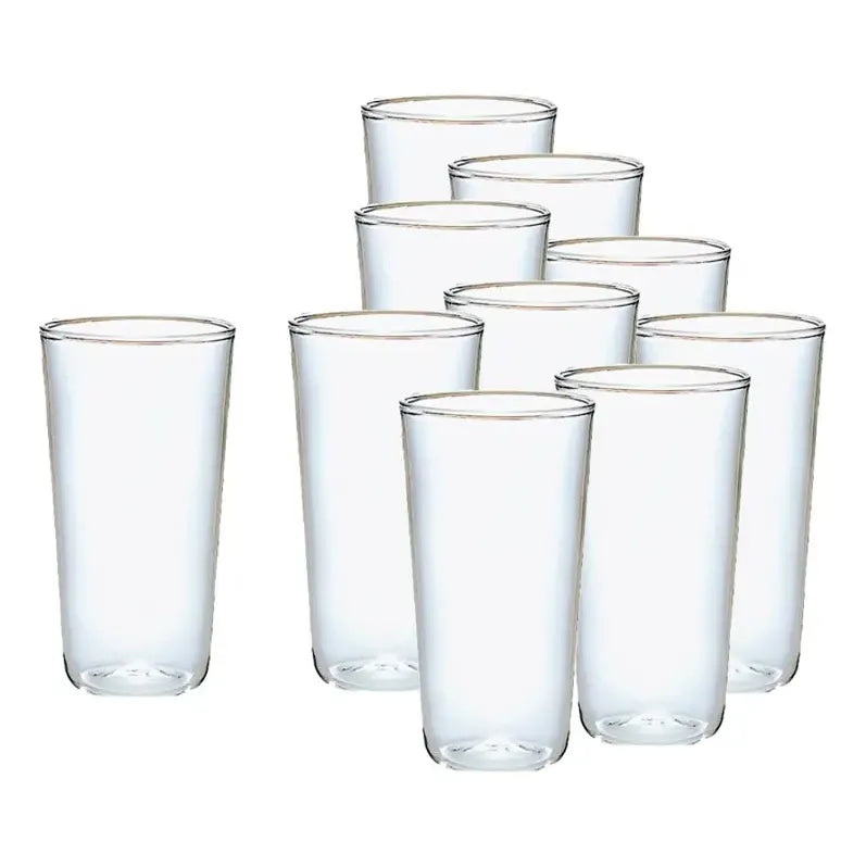 20 Set Vasos Desechables Vaso Plastico Vasos Acrilicos 300ml X20 Transparente 300ml