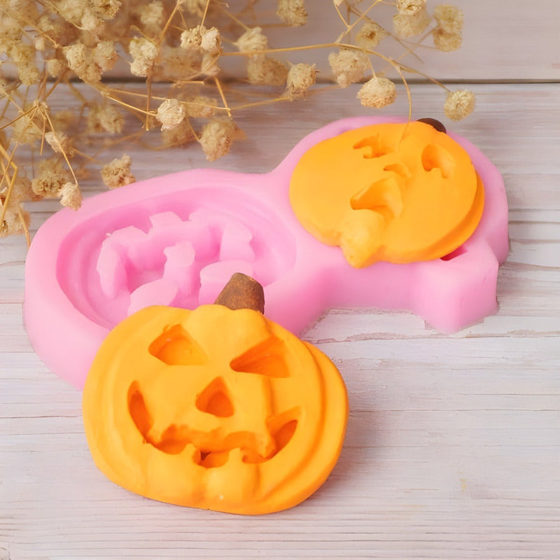 Molde De Silicona Molde Calabaza Molde Fondant Calabaza 2301 - Rosa 2 Cavid 2301