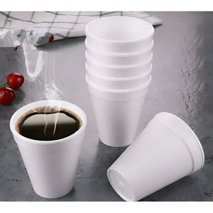 X25 Vasos Desechables Vasos Plumavit Termico Vaso 6oz/177ml Bebidas Calientes Vasos De Plumavit Para Café Desechables Vaso Térmicos Resistentes Vasos Desechables Café Bebidas Pasteleriuscl