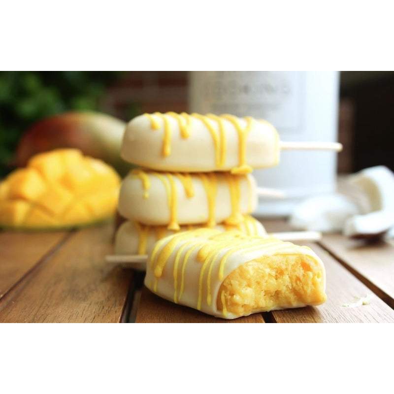 Moldes De Silicona Para Helados Molde Paletas Helado 417 Blanco