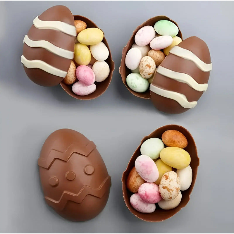 Moldes Chocolate Silicona Huevo Molde Chocolate Huevo Pascua Multicolor