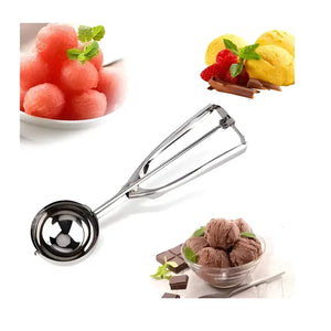Cucharas Para Helado Cuchara Helado Cucharas De Helado 6cm Porcionadora Con Liberación De Gatillo Cuchara Para Helados Cucharas Para Servir Cucharas Para Hornear Pasteleriuscl Gris