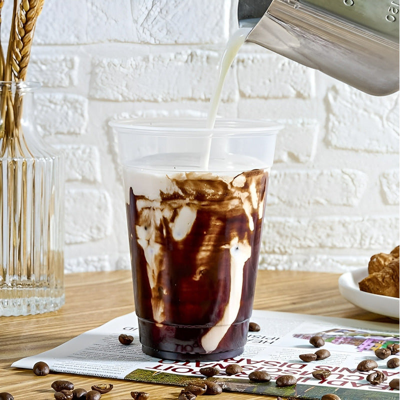 200 Vasos Plasticos Desechables Vasos Para Bebida 13oz 400ml Trasparente