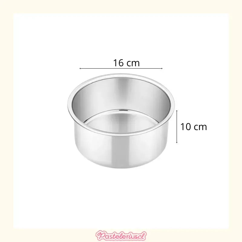 Molde Queque Redondo Molde De Torta Molde Aluminio 16x10cm Circular De Aluminio Para Pastel De Queso Moldes Redondos... Plateado