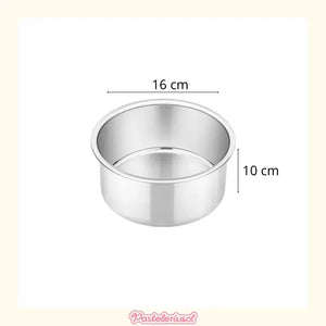 Molde Queque Redondo Molde De Torta Molde Aluminio 16x10cm Circular De Aluminio Para Pastel De Queso Moldes Redondos... Plateado
