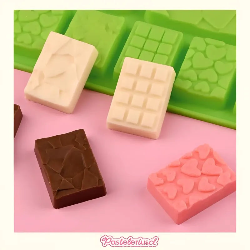 Moldes De Chocolate Moldes Barra De Chocolate Silicona B9 Molde Para Chocolate Artesanal Molde De Silicona Profesional Para Repostería Molde De Silicona Para Barras Tipo Tabletas Pasteleriuscl