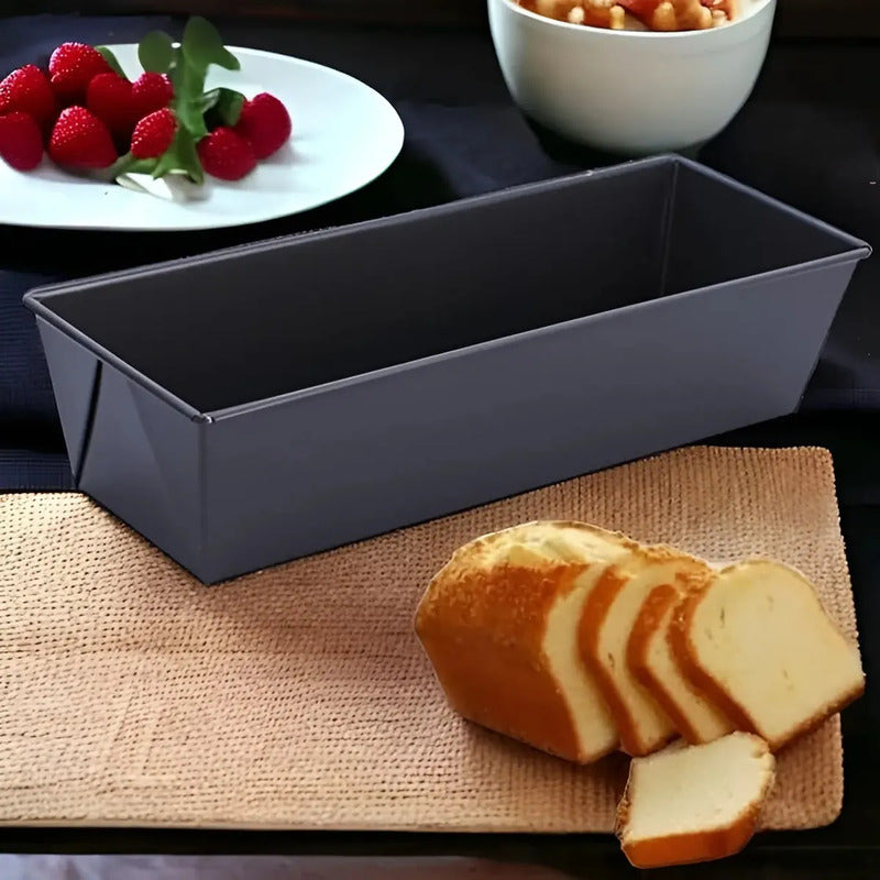 Pack X4 Molde Pan Molde Para Pan De Molde Rectangular 35cm Gris Claro