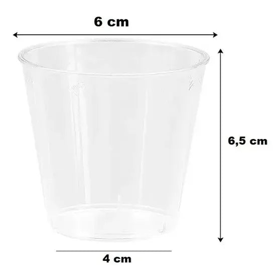 100 Set Vasos Desechables Vasos Reutilizables Vasos Cerveceros Vasos Acrilicos Set De Vasos Shot Vaso De Postres Vaso De Pocillos 88ml Pasteleriuscl Transparente
