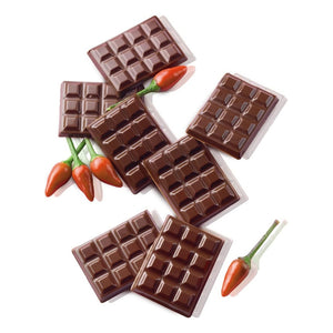 6 Moldes De Chocolate Molde Barra Chocolate Silicona Barrita Marrón