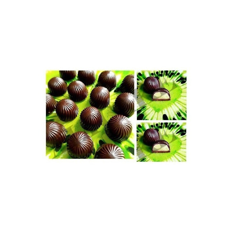 2 Moldes Chocolate Moldes De Chocolate Policarbonato Trufa Gris