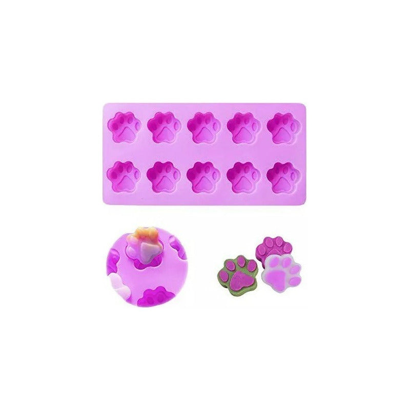 2 Moldes De Chocolate Moldes Chocolate Silicona Patitas Pata