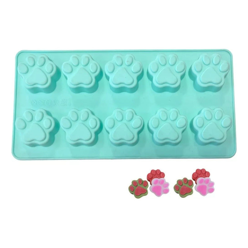 Pack X4 Moldes De Chocolate Moldes Silicona Patitas Patas Surtido