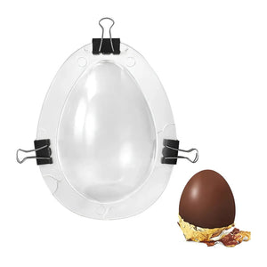 Molde De Chocolate De Huevo De Pascua 3d Con Forma De Huevo Artesanías De Fondant Decoración De Pascua Molde Acrilico... Transparente