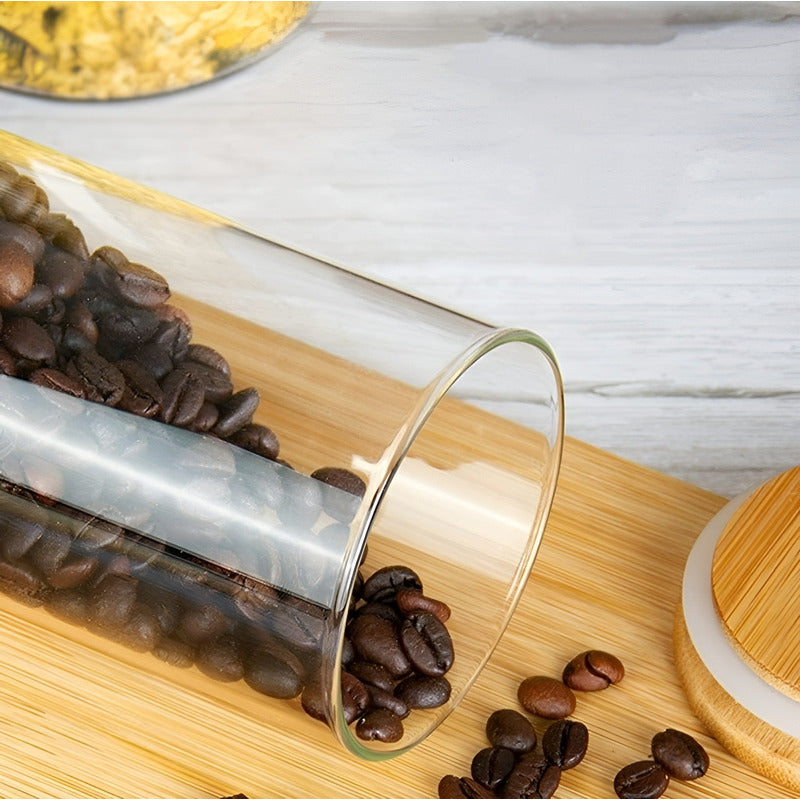 Organizador Condimentos Especieros Cocina Porta Condimentos Marrón Claro / Especieros Cocina / 3 Frascos