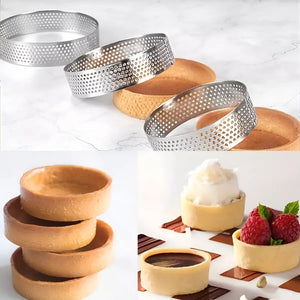 Set 3 Molde Tartaleta Molde Microperforado Moldes Reposteria Molde Aro Microperforado Reposteria Utensilios Molde Kuchen Molde Aro Anillo Microperforado Molde Para Tartas Pasteleriuscl