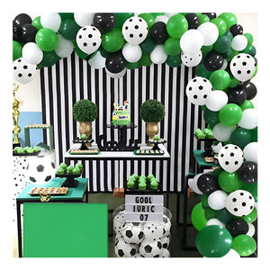 Arcos De Globos Decoracion Globos Verde Globos Futbol 94pcs