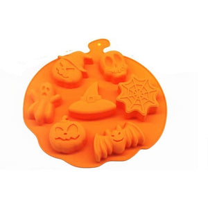 Moldes Halloween Moldes Silicona Halloween Molde Calabaza 7 Naranja
