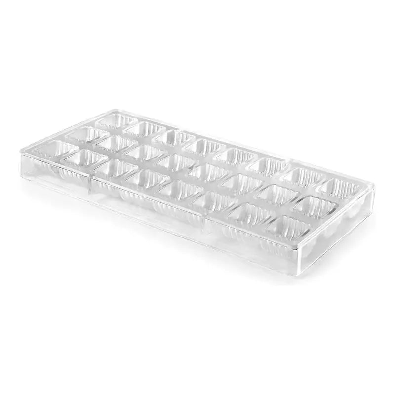 Molde Chocolate Acrilico Molde De Chocolate Molde Lineal Blanco