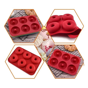 Moldes Silicona Donas Moldes De Silicona Donut Molde Dona Color Multicolor