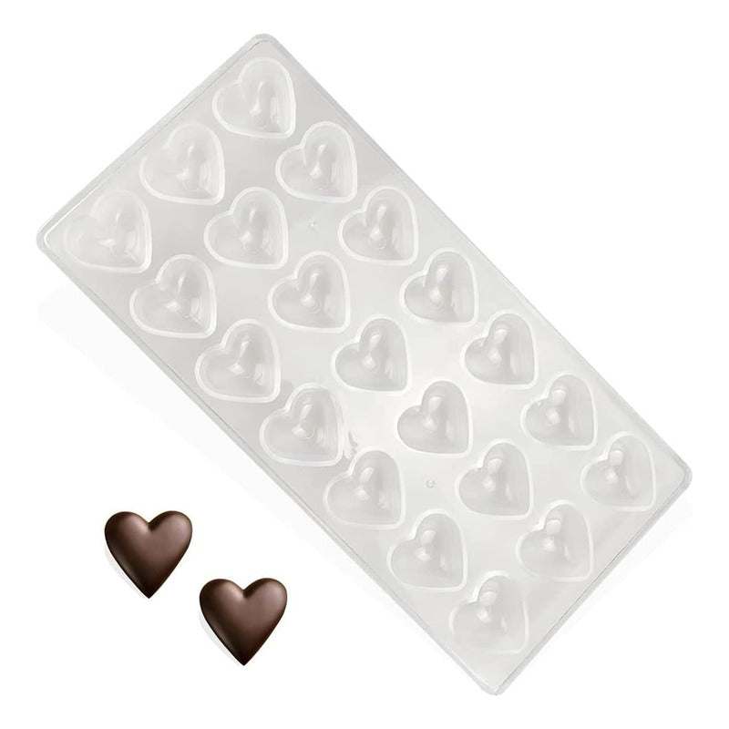 Molde Chocolate Acrilico Molde De Chocolate Molde De Corazón Transparente