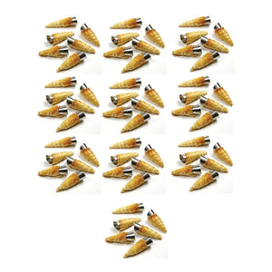 Pack X90 Cono Molde Para Cannoli Cachito Croissant Pan Danes Gris