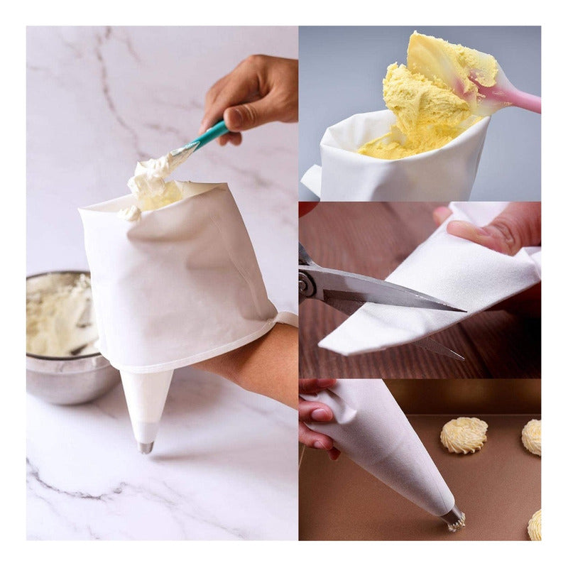 Manga De Tela Manga Pastelera Profesional Reutilizable 40cm