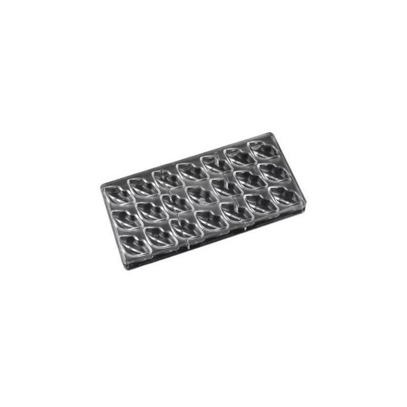 Pack X2 Molde Chocolate Acrilico Moldes Chocolate Molde Beso Gris