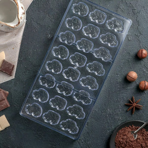 Moldes Policarbonato Molde Para Chocolate Molde Autos 24 Cav Transparente / Molde Policarbonato Autos 24 Cav