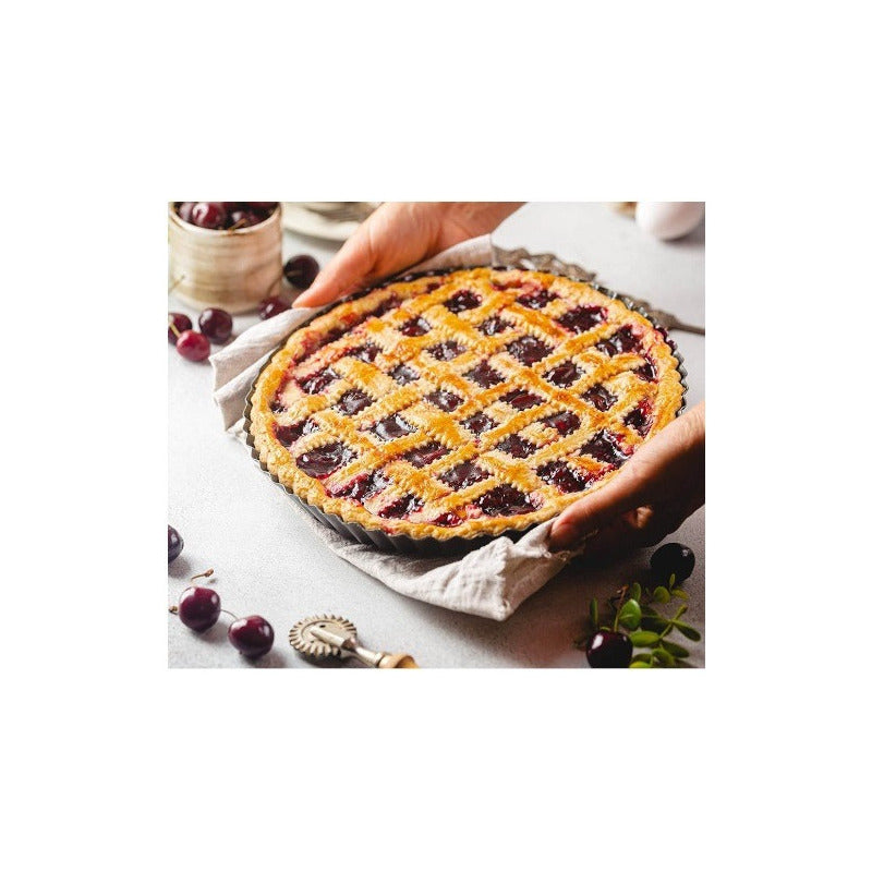 Pack X2 Molde Desmontable Moldes Desmontables Moldes 22cm Gris Oscuro