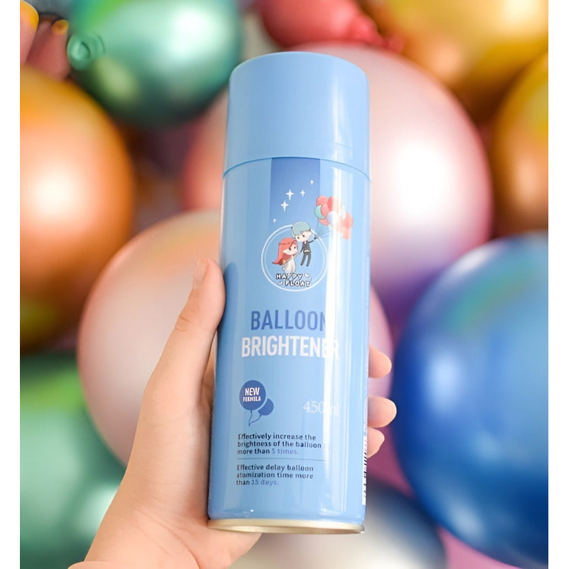 X2 Abrillantador Globos Abrillantador Brillo De Globos 450ml Transparente