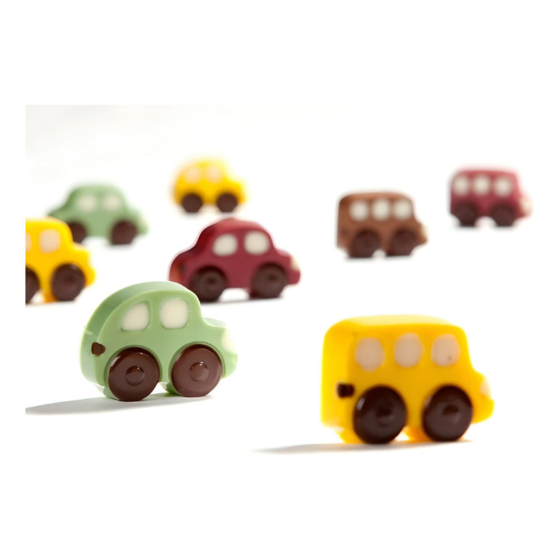 Moldes Policarbonato Molde Para Chocolate Molde Autos 24 Cav Transparente / Molde Policarbonato Autos 24 Cav