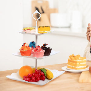 Pack X2 Porta Torta Porta Cupcakes  Torre Porta Cupcake