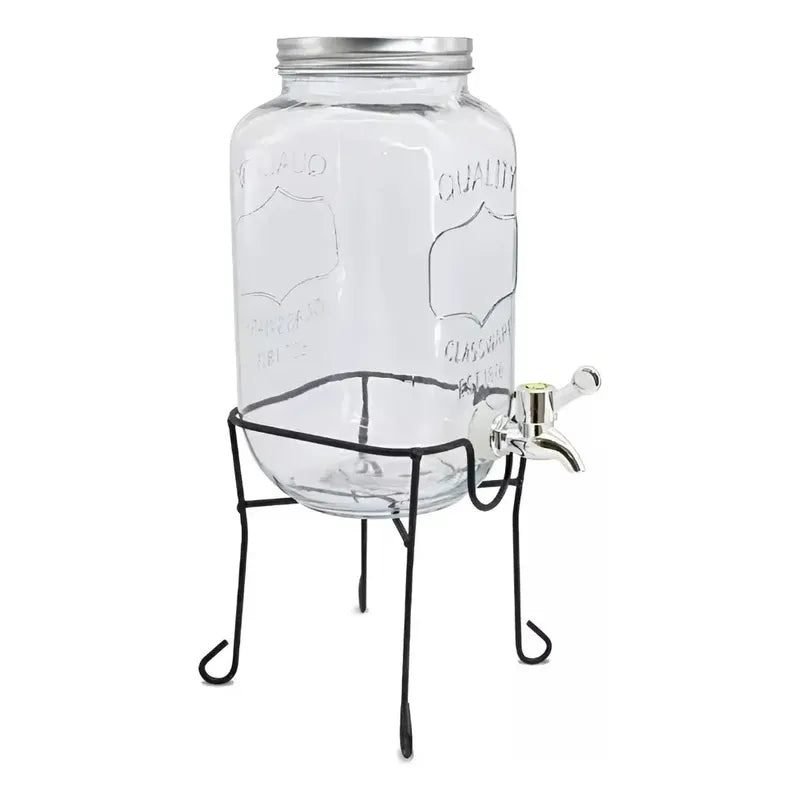 Dispensador De Jugo Con Atril Dispensadores Bebidas Tarro 4l Dispensador Sobremesa Portatil Cocina Dispensador De Bebidas Recipiente Pasteleriuscl