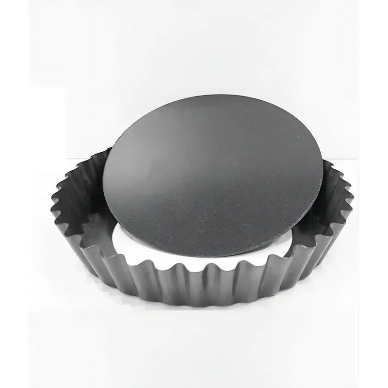 Pack X12 Moldes Tartaleta Desmontable Tarta Individual 12cm Molde Mini Tartaleta Molde Muffin Molde Metálico Mini Tarta Molde Repostería 12cm Tarta Molde Mini Kuchen Mini Cake Pasteleriuscl