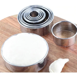 14 Moldes Galletas Circulo Molde De Galleta Cortador Cortador Galleta Molde Galleta Cortador De Galletas Insumos... Plateado
