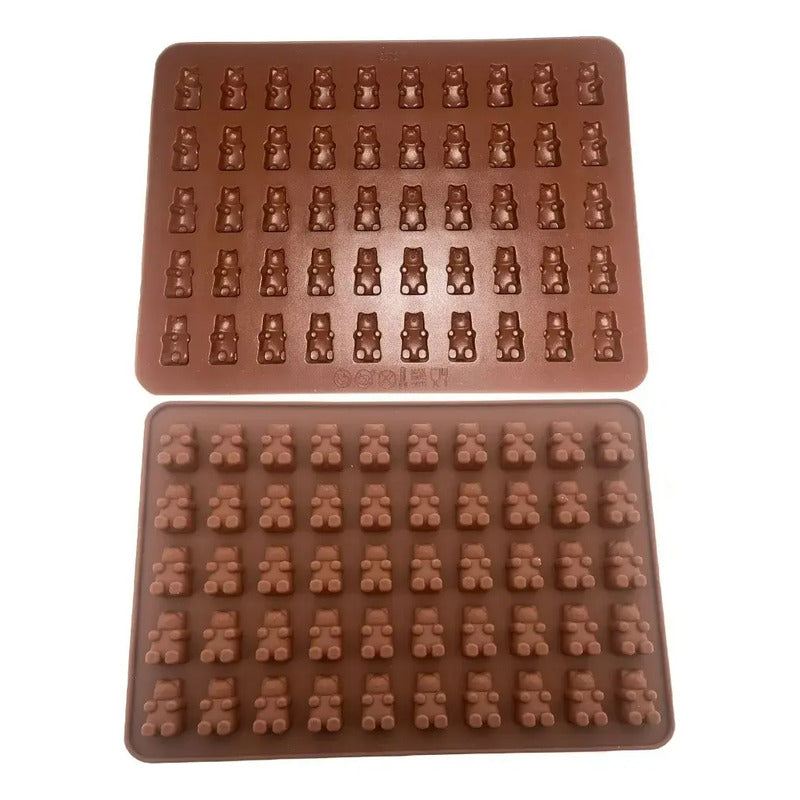 Molde De Silicona Ositos Moldes Silicona Reposteria 50 Osito Multicolor-146366