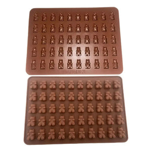 Molde De Silicona Ositos Moldes Silicona Reposteria 50 Osito Multicolor-146366