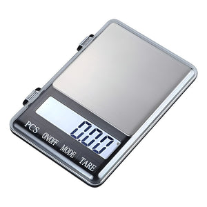 Balanza Digital Bascula Comercial Pesas Digitales 600g/0.01g - Negro